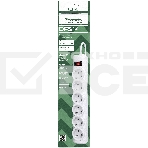 Сетевой фильтр Defender DFS 151 1,8 м, белый, 6 розеток, фото11