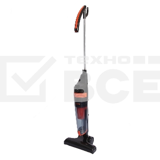 Пылесос вертикальный циклонного типа Endever SkyClean VC-294 черный/оранжевый, питание от сети, 120 Вт, уборка сухая, пылесборник 1.5 л