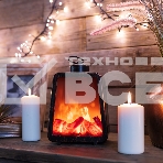 Светодиодный камин Neon-night Лофт с эффектом живого огня 17х10х24,5 см, 3хС (не в комплекте) и USB (в комплекте), фото5
