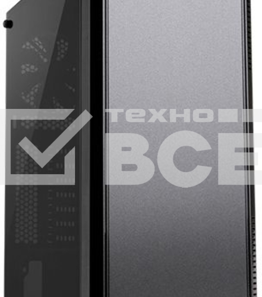 Компьютерный корпус ZALMAN S4, ATX, BLACK, WINDOW, 1x5.25