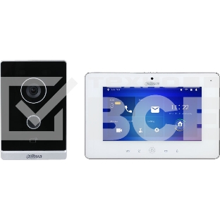 Комбинированный домофон Dahua DHI-KTW01 белый