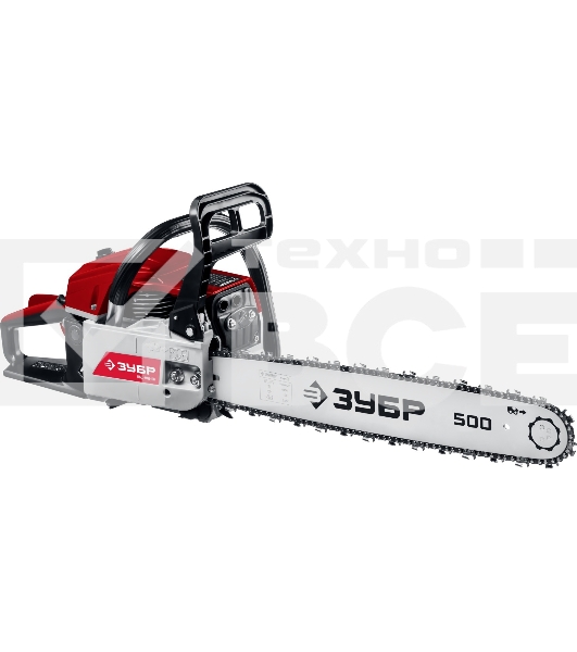 Бензопила ЗУБР ПБЦ-М62-50, 62 см3, шина 50 см