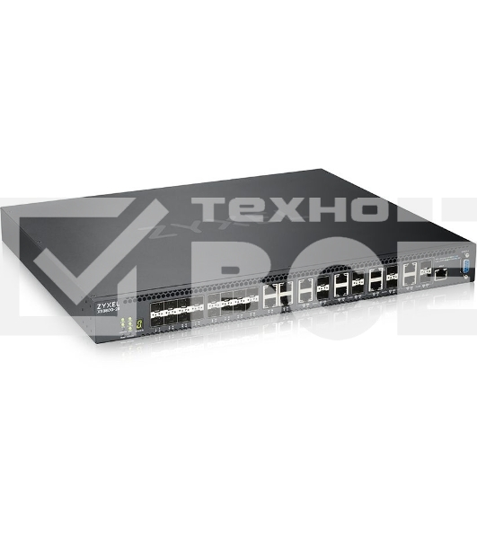 Коммутатор Zyxel XS3800-28 L2+ switch, 4xRJ-45: 1 / 2.5 / 5 / 10G, 8xCombo (SFP: 1 / 10G, RJ-45: 1 / 2.5 / 5 / 10G), 16xSFP +