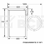 Стиральная машина Bosch WGA2540XME серый, загрузка фронтальная 10 кг, 1400 об/мин., класс: А+++, фото4