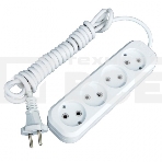 Удлинитель EKF UBA10-275-4-05 'Эксперт' 4 гнезда 5 метров 10А/2,2 кВт без заземления ПВС 2х0,75 EKF PROxima, фото4