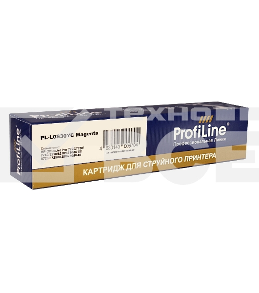 Струйный картридж L0S30YC (№976Y) для принтеров HP PageWide-Pro 552/577/P55250/P57750 с чернилами Magenta ProfiLine