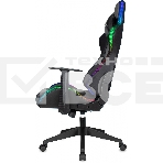 Кресло игровое Zombie GAME RGb черный эко.кожа/ткань крестов. пластик, фото35