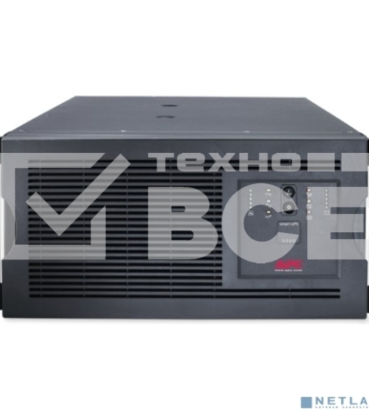 Источник бесперебойного питания APC Smart-UPS SUA5000RMI5U 4000Вт 5000ВА черный