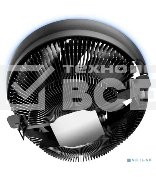 Кулер PCCooler E126MB черный 120мм алюминий 1800rpm 26.5db 4-pin 92W 70мм