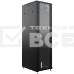 Шкаф серверный NTSS Премиум (NTSS-R42U6080GS-BL) напольный 42U 600x800мм пер.дв.стекл металл 900кг черный 710мм 99кг 1987мм IP20 сталь, фото3