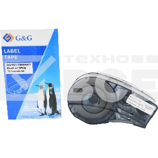Картридж ленточный G&G GG-M21-750595WT черный на белом 19.1x6.4 для Brady BMP21-PLUS/BMP21-LAB