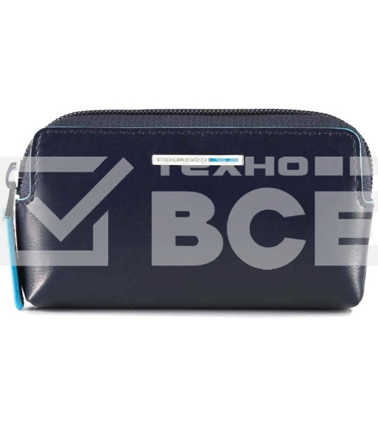 Ключница Piquadro Blue Square PC4216B2/BLU2, синий, натур.кожа
