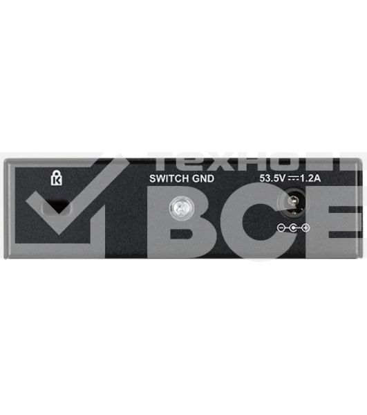 Неуправляемый коммутатор D-Link DGS-1005P/B3A с 5 портами 10/100/1000Base-T (4 порта PoE 802.3af/at, PoE-бюджет 60 Вт)