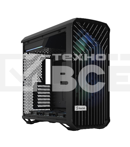 Корпус Fractal Design Torrent Black RGb TG Light Tint / E-ATX, TG, 2x3.5, 4x2.5, 7xPCI, 1xUSB-C, 2xUSB3.0 / 2x180mm, 3x140mm ARGb fans inc. / FD-C-TOR1A-04