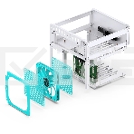 Корпус без блока питания Case JONSBO N2, Mini-Tower, 1x120mm, 1xUSB-A 3.0 + 1xUSB-C 3.2, SFX PSU Support, mITX White, фото3