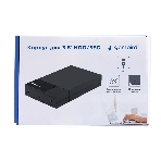 Внешний корпус USB 3.0 для 3.5' HDD/SSD Gembird EE3-U3S-2, порт Type-C, SATA III, пластик, черный, коробка, фото 1