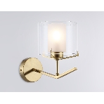 Настенный светильник Ambrella light LH57010 BS/FR латунь/белый матовый E14 max 40W 280*150*220, фото5