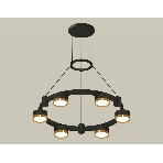 Светильник Ambrella light XR92051102/6 SBK/PYG черный песок/золото желтое полированное GX53 (A9205, C9232, N8124), фото3