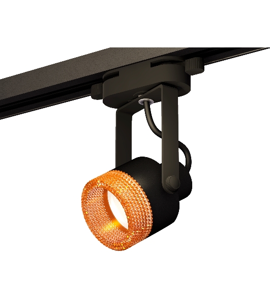 Светильник Ambrella light XT6602064 PBK/CF черный полированный/кофе MR16 GU10 (C6602, N6154)