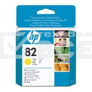 Картридж струйный HP №82 CH568A желтый для HP DJ 510 (28мл)