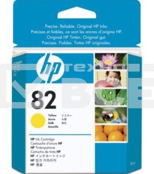 Картридж струйный HP №82 CH568A желтый для HP DJ 510 (28мл)