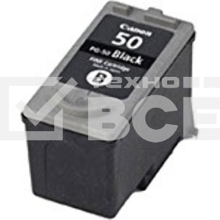 Картридж струйный PG-50Bk (0616B001), для Canon PIXMA MP150/MP160/MP170/MP180/MP450/MP460/MX300/MX310/iP2200, FAX-JX200/JX210 JX500/JX510,черный, 300