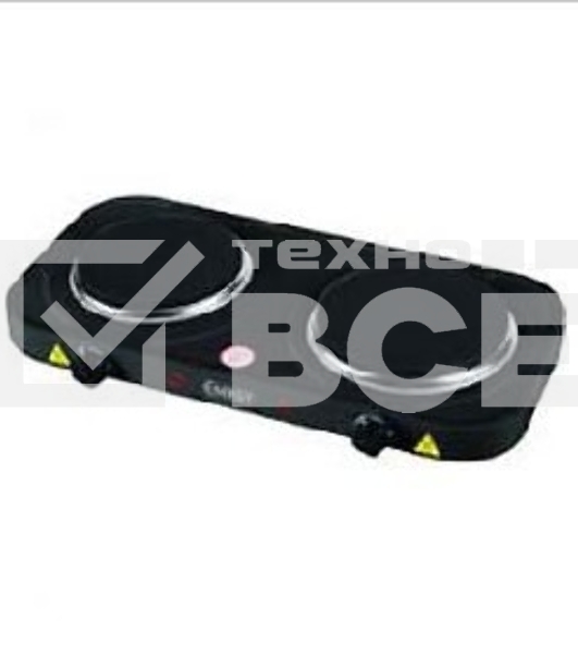 Плита настольная электрическая Energy EN-903B 2 конф., чугун, черная (158957)