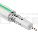 Кабель коаксиальный PROconnect SAT 703B, 75 Ом, CCS/Al/Al, 75%, бухта 50 м, белый, фото 1