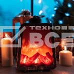 Светодиодный камин Neon-night Лофт с эффектом живого огня 17х10х24,5 см, 3хС (не в комплекте) и USB (в комплекте), фото4
