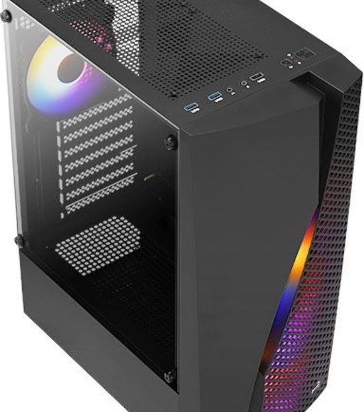 Компьютерный корпус Aerocool/Formula Wave-G-BK-v2 черный без БП mATX 3x120mm 1xUSB2.0 2xUSB3.0 audio