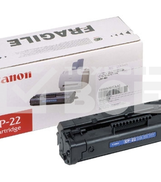 Картридж лазерный Canon EP-22 (1550A003, аналог HP C4092A) черный (2500 стр) для LBP 800/810/1120, HP LJ 1100/1100A/X, LJ 3200