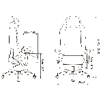 Кресло игровое Knight T1 молочный экомех с подголов. крестовина металл, фото2