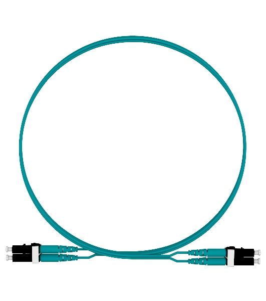 Патч-корд Panduit FZ2ELLNLNSNM002 2x50/125 OM4 LC дуплекс-LC дуплекс 2м LSZH аквамарин