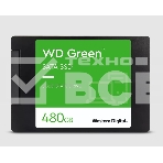 Накопитель SSD WD Green WDS480G3G0A, 480GB, SATA III, 2.5