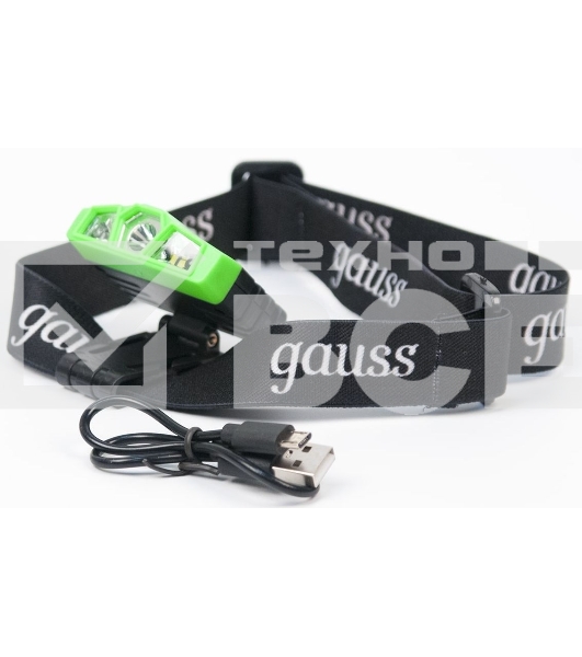 Фонарь налобный модель GFL406 5W 180lm Li-ion 500mAh LED 1/12/72