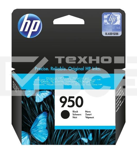 Картридж струйный HP 950 CN049AE черный для HP OJ Pro 8100/8600 (1000стр.)