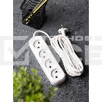 Удлинитель EKF UBA10-275-4-05 'Эксперт' 4 гнезда 5 метров 10А/2,2 кВт без заземления ПВС 2х0,75 EKF PROxima, фото3