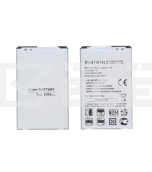 Аккумуляторная батарея BL-41A1H для LG Optimus F60 2100mAh 3,8V