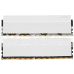 Оперативная память XPG Gammix D45, DDR4, 32GB (2x16GB), 3200MHz, CL16, UDIMM, с радиатором, белый, фото 1