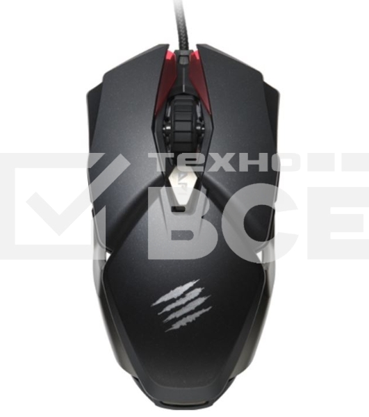 Мышь проводная Mad Catz B.A.T. 6+ черный, 16000 dpi, USB, кнопки - 10