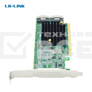 Адаптер для SSD PCIe x16 to Two SlimSAS SFF-8654 8i Retimer Adapter