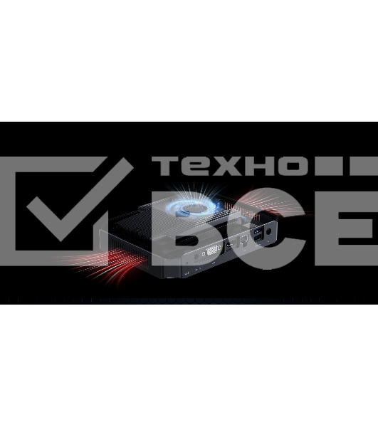 Компьютер Chuwi HeroBox  Intel N-series N100(0.8Ghz)/8192Mb/256SSDGb/Int:Intel UHD Graphics 600/BT/WiFi/war 1y/0.59kg/Black/Win11Pro + USB2.0*2/USB3.0*2/Type-C*1/HDMI*1/VGA*1/RJ45*1/WIFI6,BT5.2/bracket