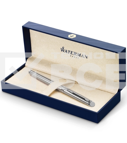 Ручка перьевая Waterman Hemisphere (CWS0920410) Steel CT F сталь нержавеющая подар.кор.