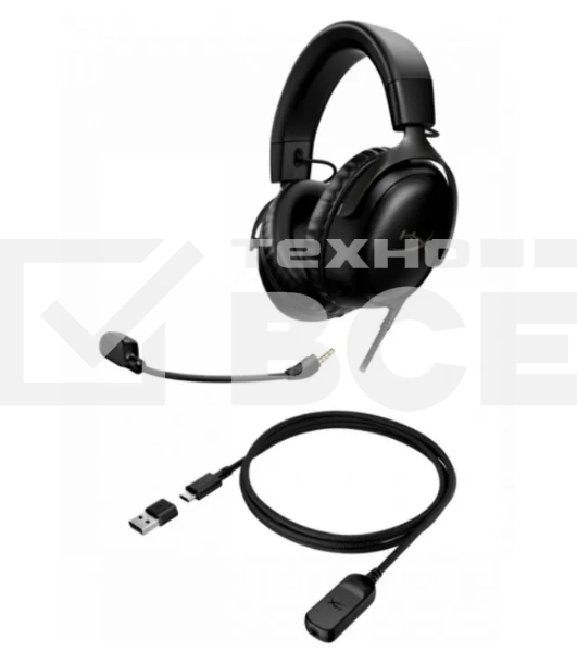 Наушники с микрофоном HyperX Cloud III черный 1.2м мониторные оголовье (727A8AA)