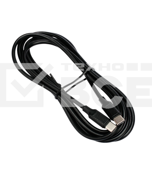 Кабель USB2.0 Cablexpert СС-USB2.0-240W-2M Type-C/Type-C, 5А, 240Вт, PD3.1/QC4.0, медь, 2м, черный, пакет