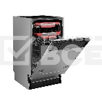 Встраиваемая посудомоечная машина Kuppersberg GLM 4581 10 комплектов, 7 программ, 3 корзины, конденсационная сушка, автоматическое открывание двери, луч на полу, полная защита от протечек, коллекция High-Tech, индикатор отсутствия воды, отображение времен, фото 1
