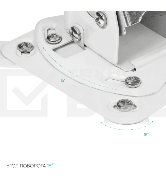 Потолочно-настенный кронштейн для проектора ONKRON K3A белый