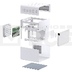 Корпус без блока питания Case JONSBO N2, Mini-Tower, 1x120mm, 1xUSB-A 3.0 + 1xUSB-C 3.2, SFX PSU Support, mITX White, фото4