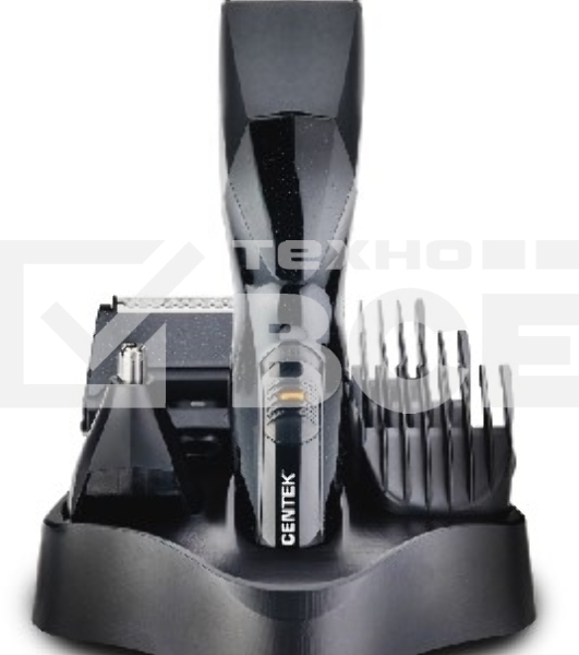 Машинка для стрижки Centek CT-2131 черный Набор для стрижки Centek CT-2131 (чёрн) 3 В1 + СТРИЖКА + БРИТВА + ТРИММЕР ДЛЯ НОСА
