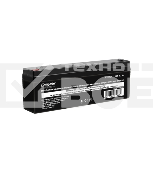 Батарея Exegate Power EP249950RUS DT 12022/EXG12022 (12V 2.2Ah) клеммы F1